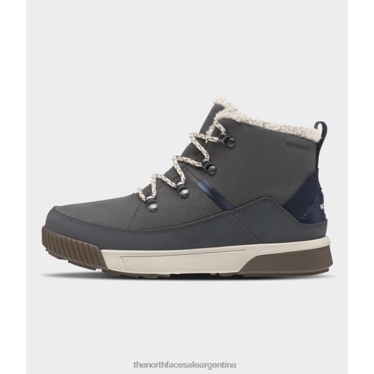 FFV043676 gris The North Face botas impermeables sierra de encaje medio para mujer