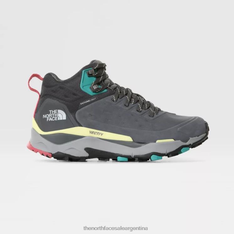 FFV041022 gris The North Face Botas de montaña de piel Vectiv Futurelight Exploras para mujer