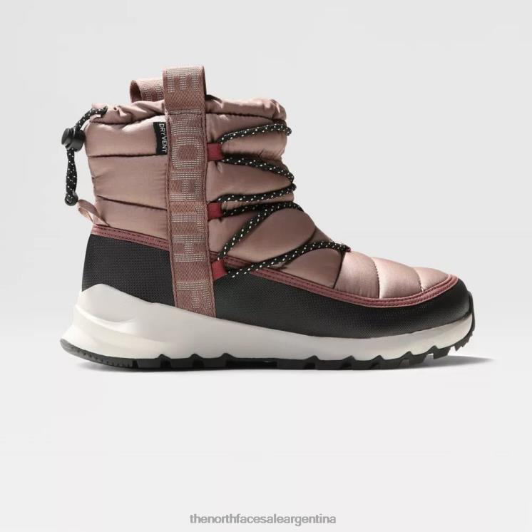 FFV041389 color topo profundo The North Face Botas de invierno impermeables con cordones Thermoball para mujer