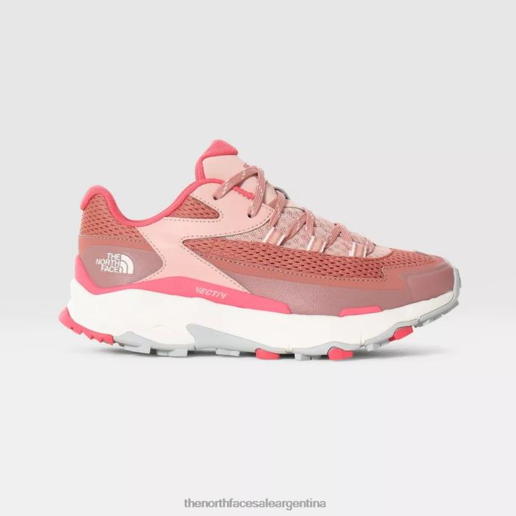 FFV04714 rosa del amanecer The North Face zapatos de senderismo vectiv taraval mujer