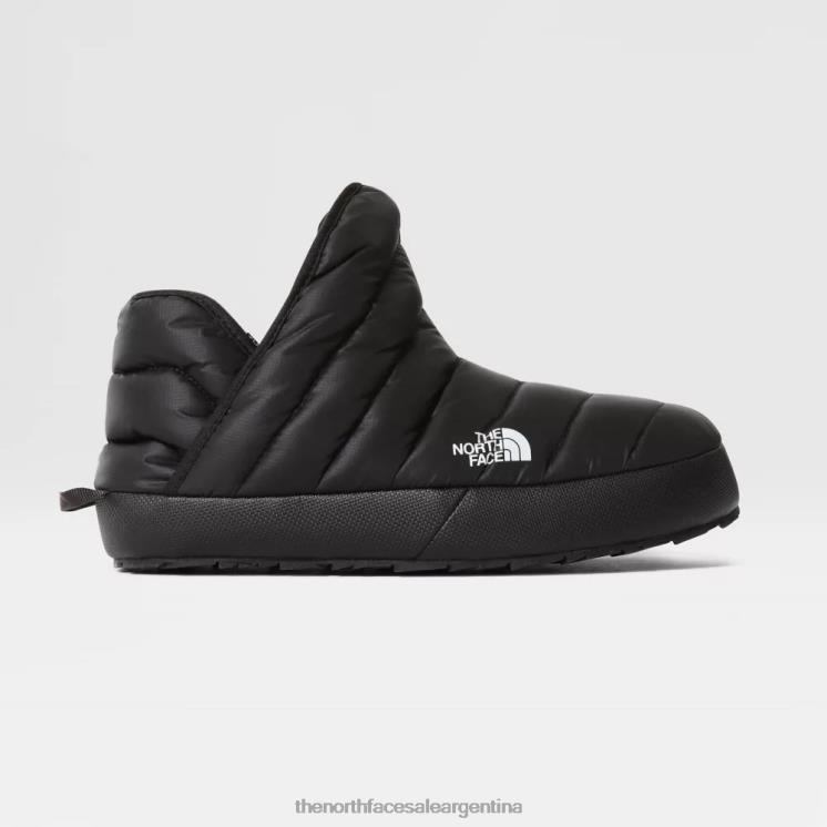FFV0466 blanco negro The North Face botines de invierno con tracción thermoball negro blanco para mujer