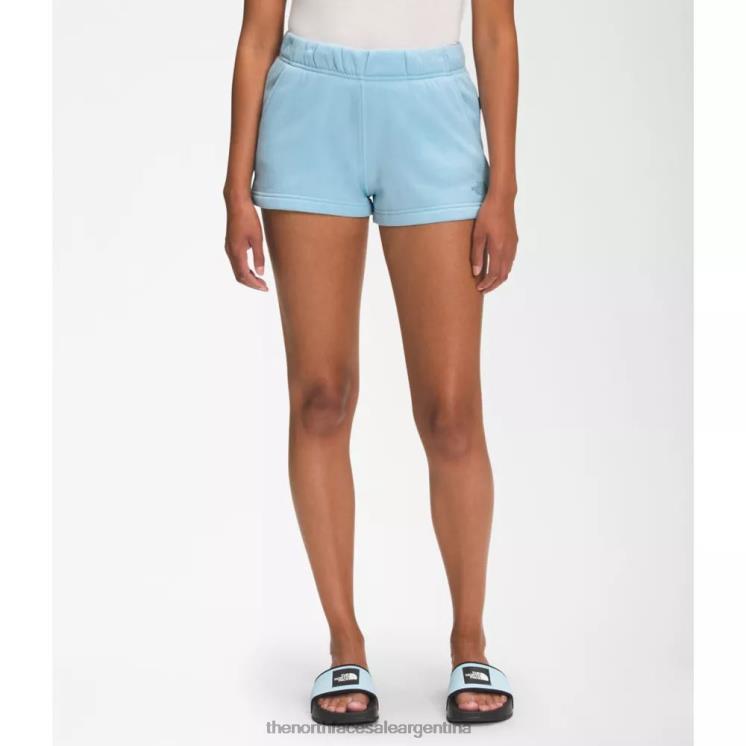 FFV043801 azul beta The North Face pantalones cortos con logo de media cúpula para mujer 3