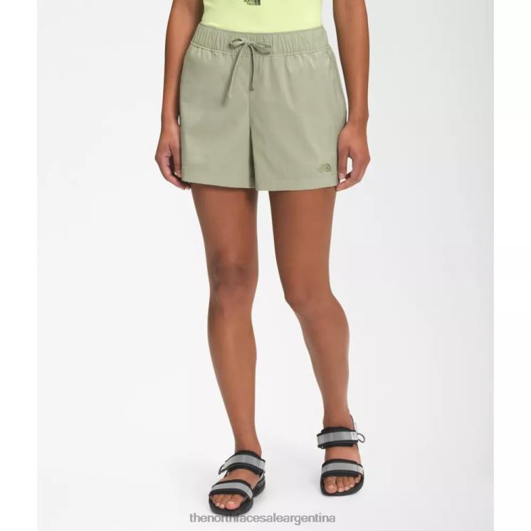 FFV043833 té verde The North Face pantalones cortos de mujer clase v