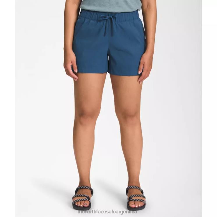 FFV043834 azul sombreado The North Face pantalones cortos de mujer clase v