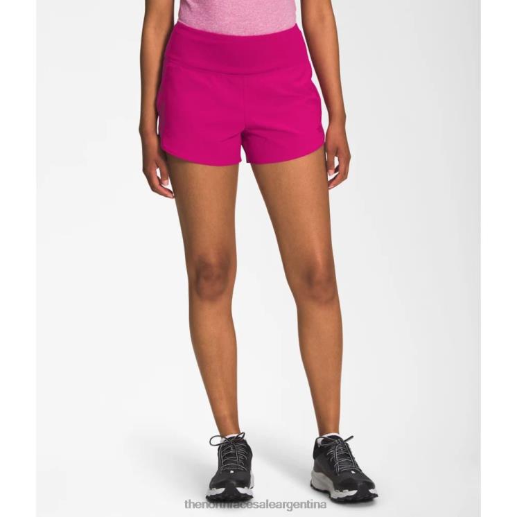 FFV044437 rosa fucsia The North Face mujer arque 3 pantalones cortos