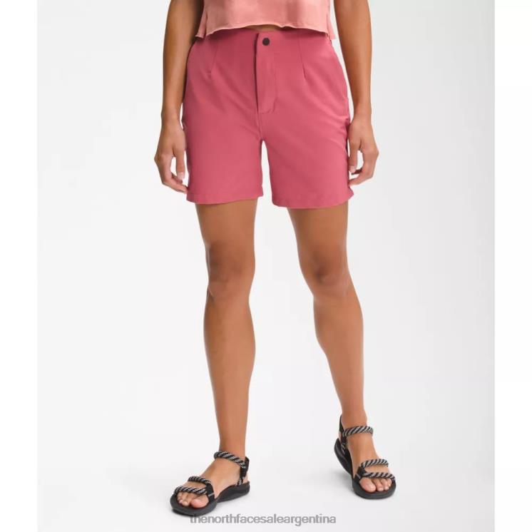 FFV044506 rosa pizarra The North Face proyecto de mujer corto