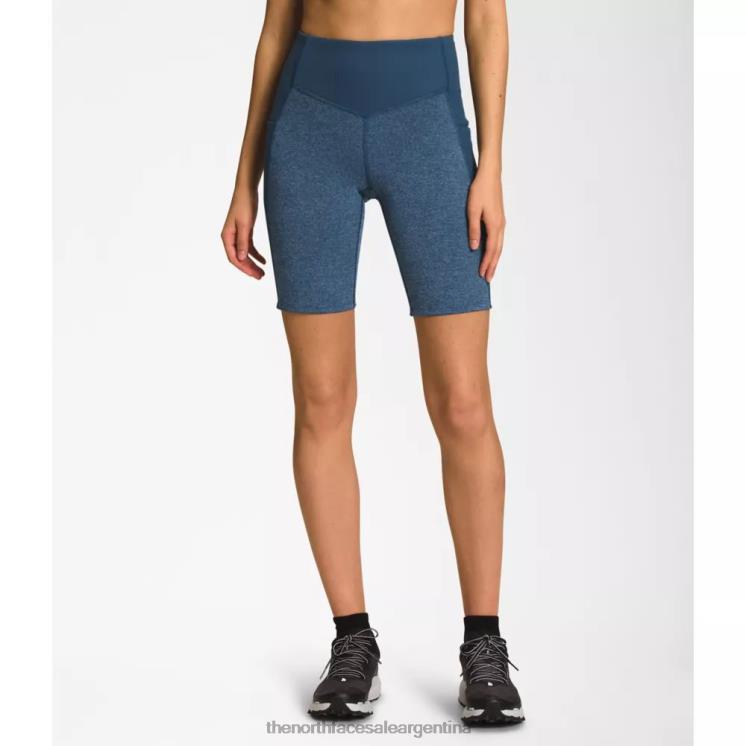 FFV044774 azul sombreado The North Face mujer dune sky 9 pantalones cortos ajustados