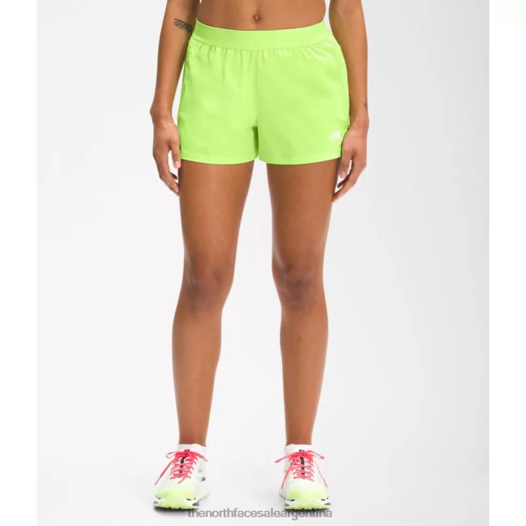 FFV044855 verde The North Face las mujeres deambulan pantalones cortos