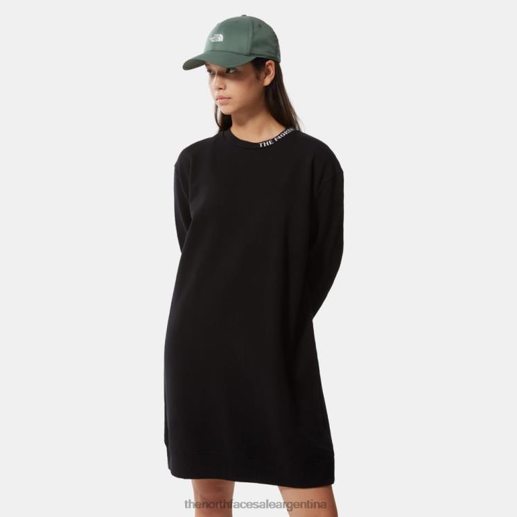 FFV041227 negro The North Face vestido suéter zumu mujer