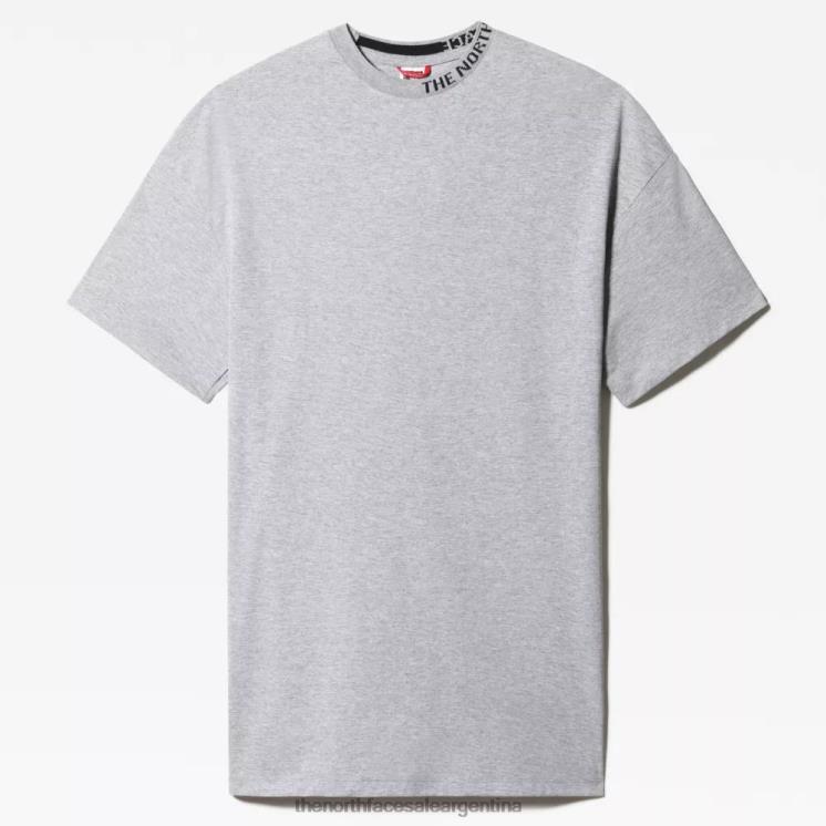 FFV041575 gris The North Face vestido camiseta zumu mujer