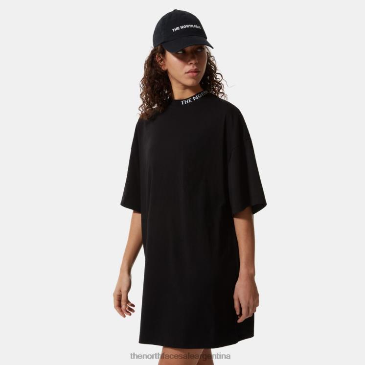 FFV041576 negro The North Face vestido camiseta zumu mujer