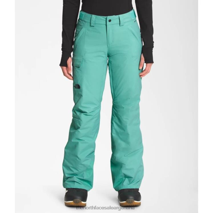FFV043896 wasabi The North Face pantalones con aislamiento libertad mujer