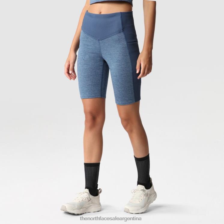 FFV041442 azul sombreado The North Face Pantalón corto mujer ecoactive dune sky 9