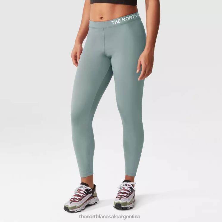 FFV041502 azul plateado The North Face leggings de mujer