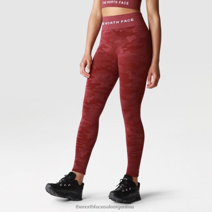 FFV042128 jengibre-cordobés The North Face legging sin costuras laboratorio de entrenamiento de mujeres cordobesas jengibre