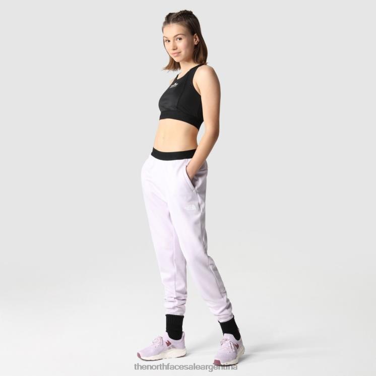FFV042172 niebla de lavanda The North Face pantalones polares de entrenamiento para mujer