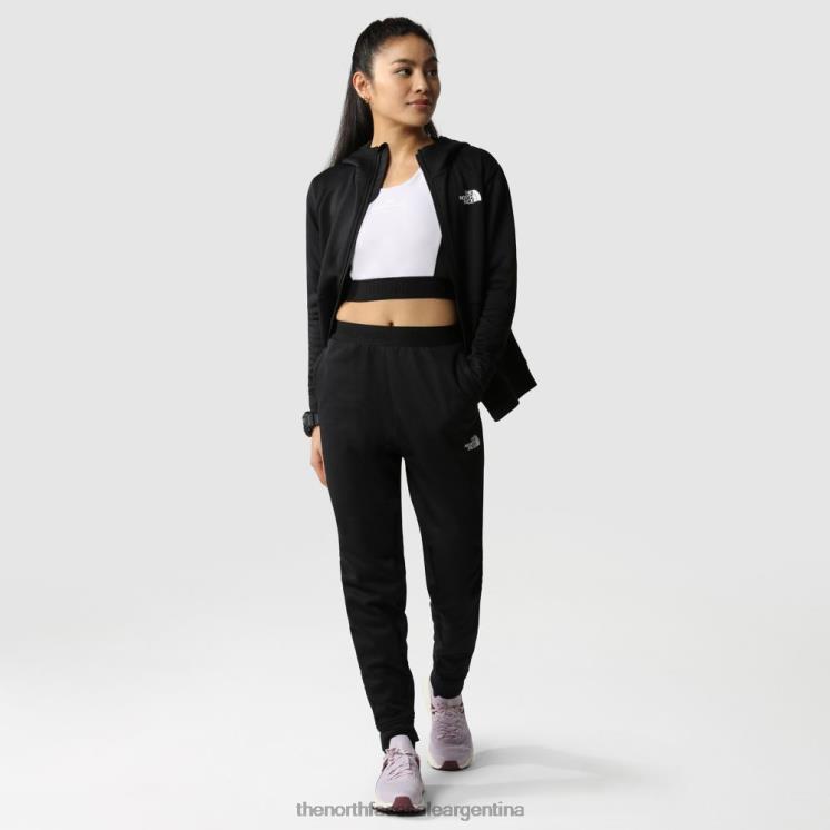 FFV042174 negro The North Face pantalones polares de entrenamiento para mujer