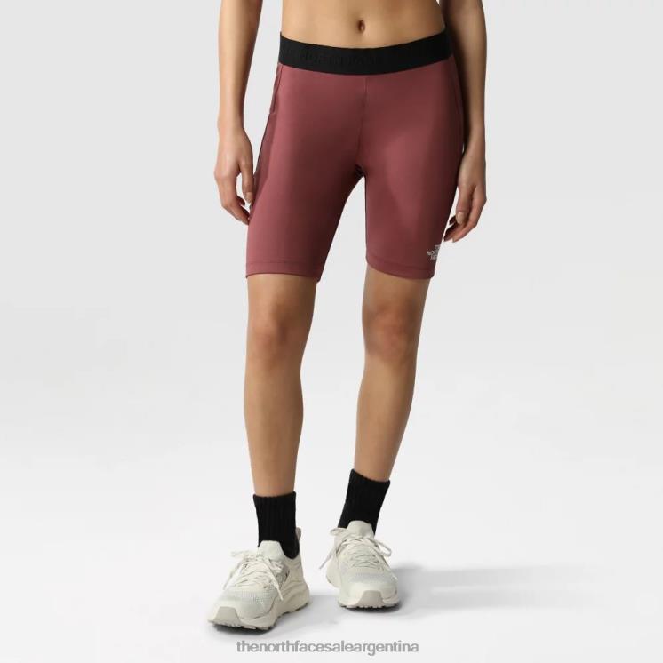 FFV042184 jengibre The North Face pantalones cortos de entrenamiento para mujer