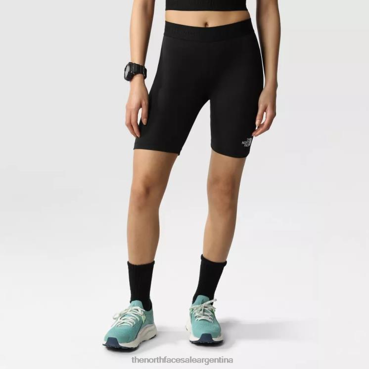 FFV042186 negro The North Face pantalones cortos de entrenamiento para mujer