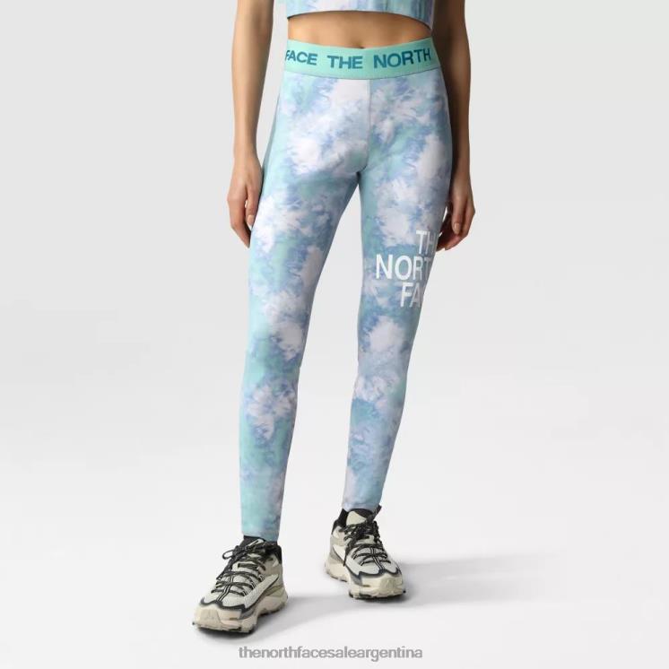 FFV042192 niebla de lavanda The North Face leggings de tiro medio flexibles para mujer