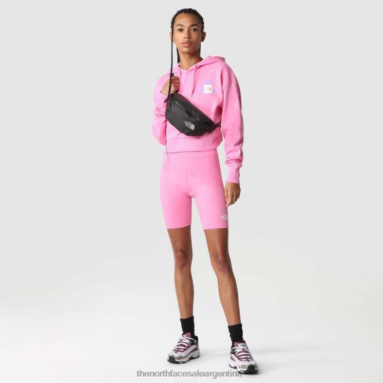 FFV042232 volante rosa The North Face pantalones cortos de algodón de las mujeres