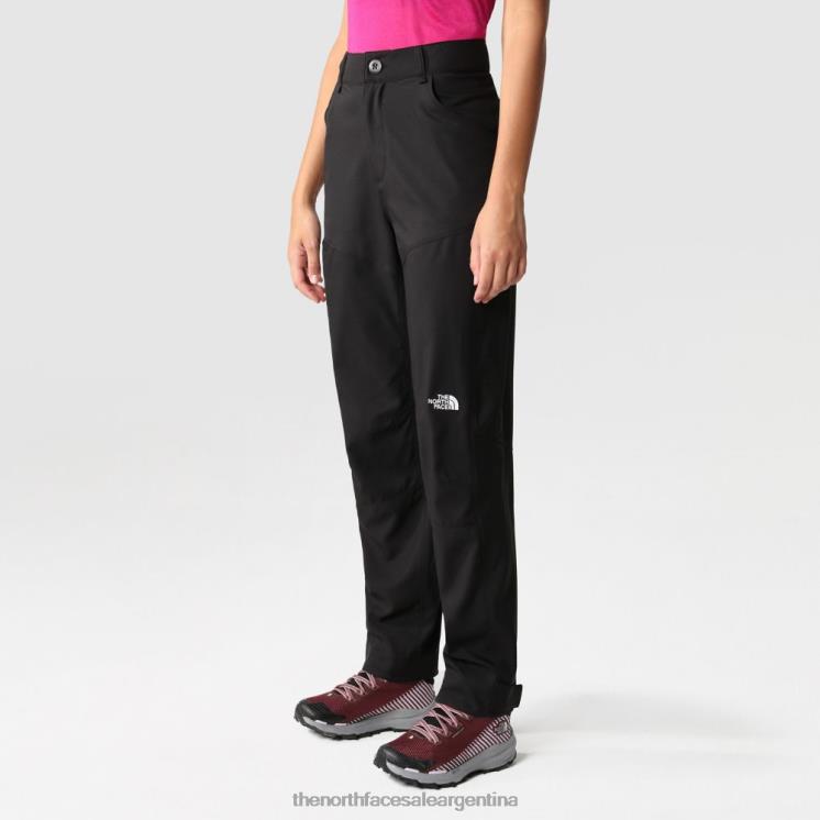 FFV042256 negro The North Face pantalones circulares atléticos al aire libre para mujer