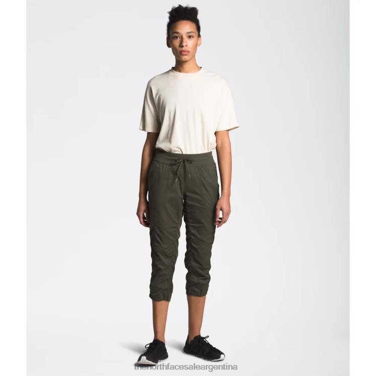 FFV043176 nuevo verde pardo The North Face capris afrodita 2.0 mujer