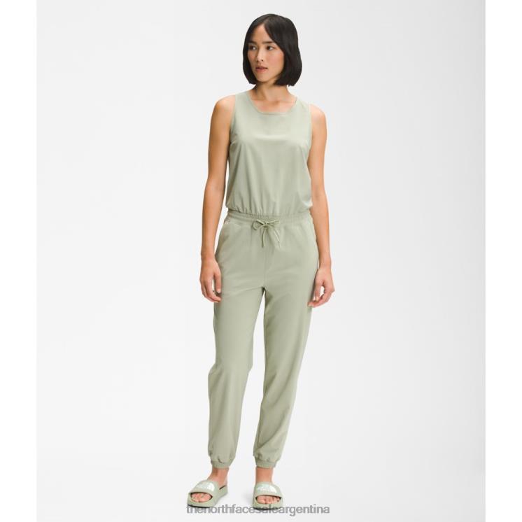 FFV043817 té verde The North Face las mujeres nunca dejan de usar mono