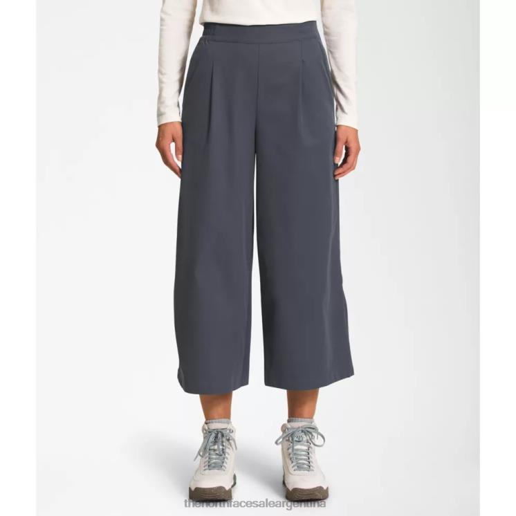 FFV044359 gris The North Face pantalones anchos estándar para mujer