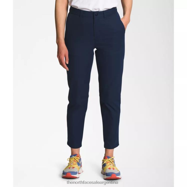 FFV044367 cumbre marina The North Face pantalones cónicos estándar para mujer