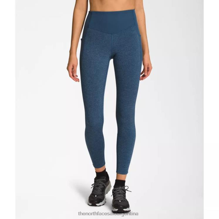 FFV044432 azul sombreado The North Face Medias con bolsillo Dune Sky para mujer
