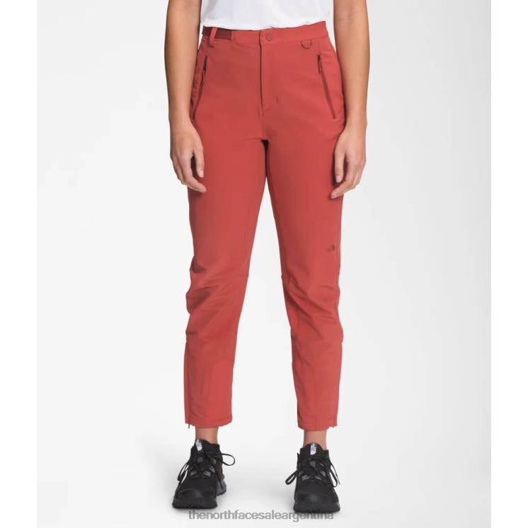 FFV044447 especias rojas The North Face pantalones bridgeway pro mujer