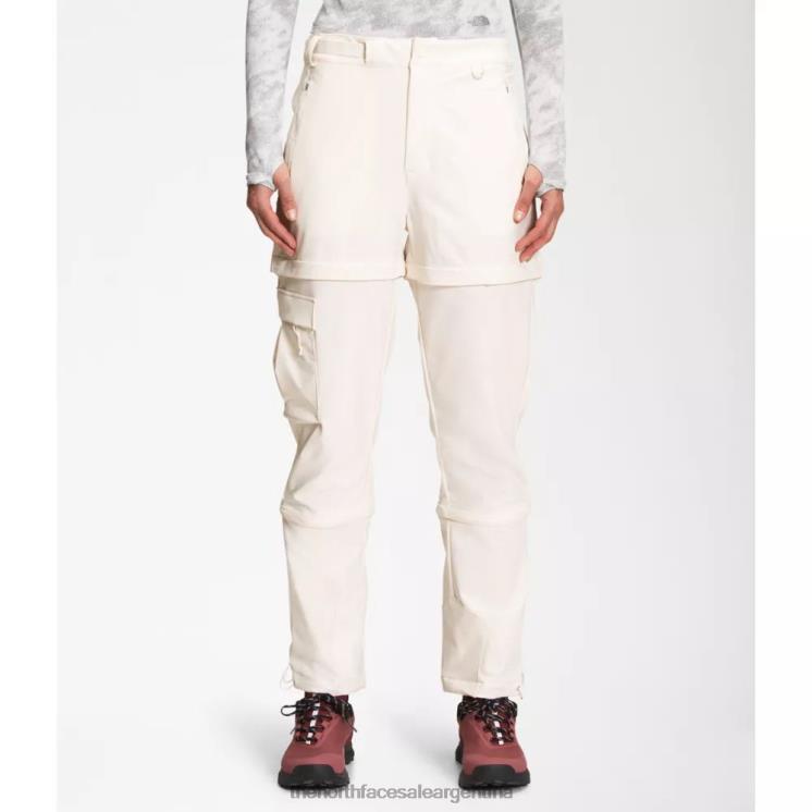 FFV045261 blanco The North Face pantalones bridgeway con cremallera para mujer