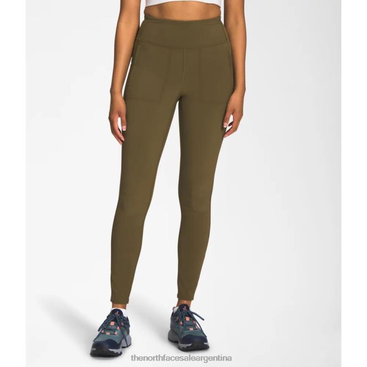 FFV045263 oliva militar The North Face medias híbridas bridgeway mujer