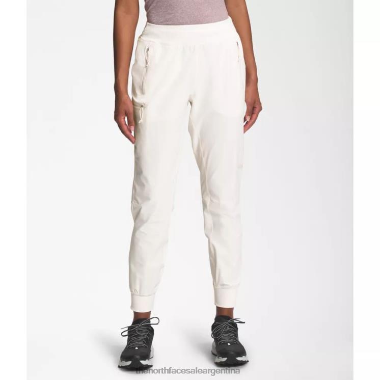 FFV046065 blanco The North Face joggers bridgeway mujer