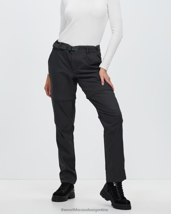 FFV047320 gris The North Face pantalones convertibles de talle medio paramount trail