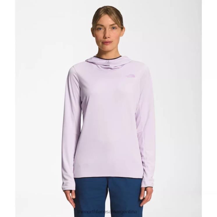 FFV044497 niebla de lavanda The North Face sudadera con capucha para mujer belay sun