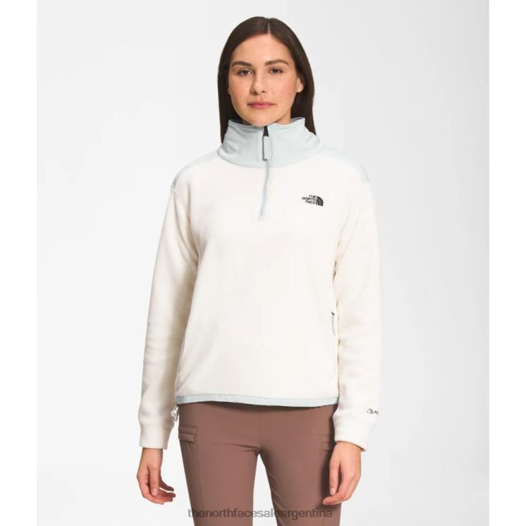 FFV045208 blanco The North Face mujer alpina polartec 200 zip