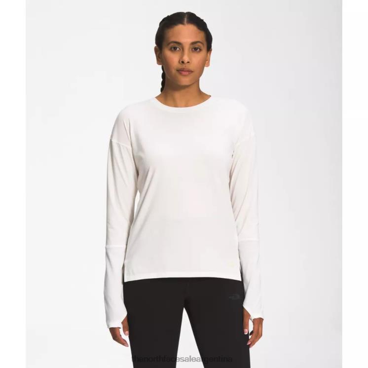 FFV045257 blanco The North Face mujer amanecersueño manga larga