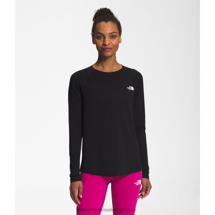 FFV046142 negro The North Face las mujeres vagan hola manga larga baja