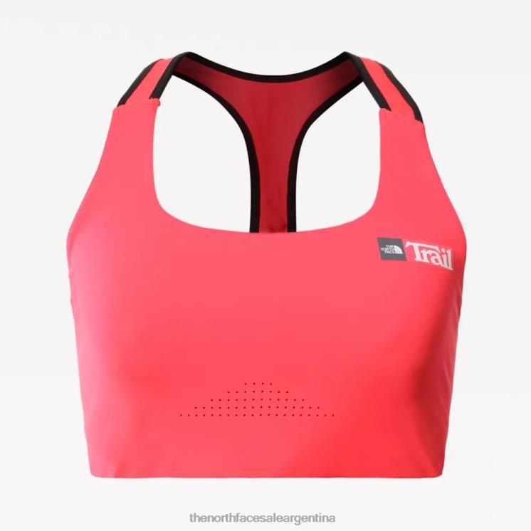 FFV041438 coral brillante The North Face sujetador movmynt mujer nuevo
