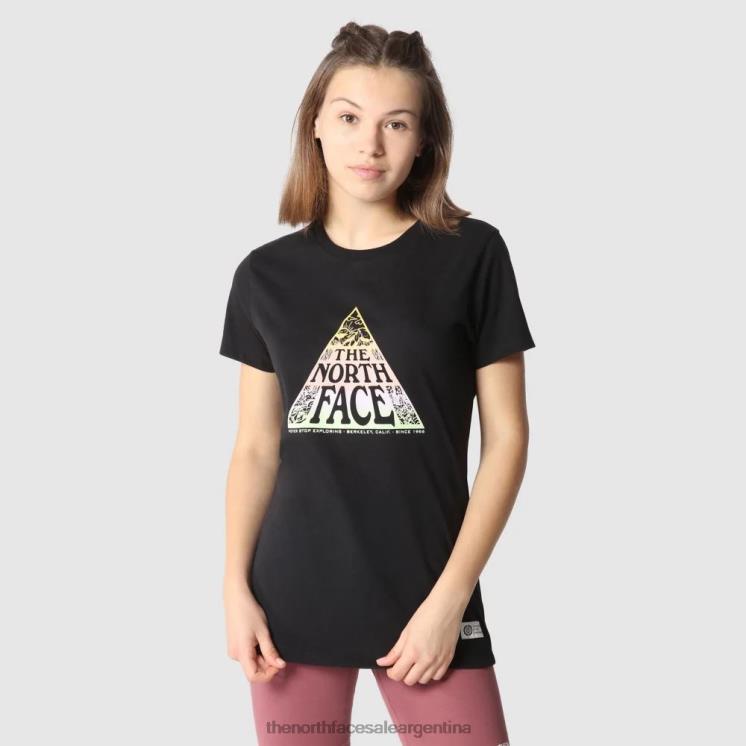 FFV041932 negro The North Face camiseta de manga corta para mujer