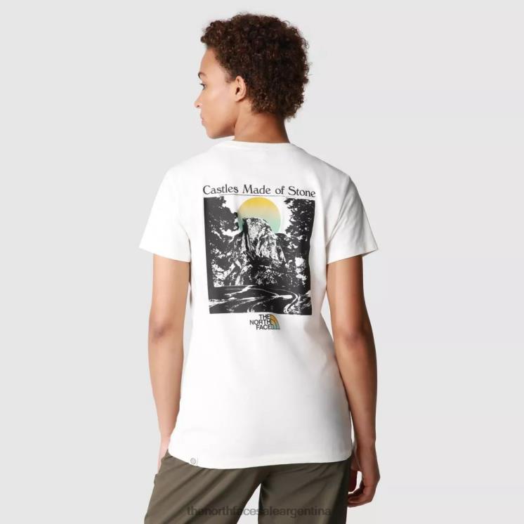 FFV041933 blanco The North Face camiseta de manga corta para mujer