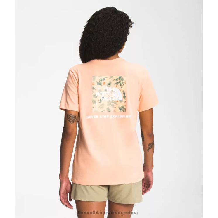 FFV043331 hielo de albaricoque The North Face camiseta de manga corta para mujer
