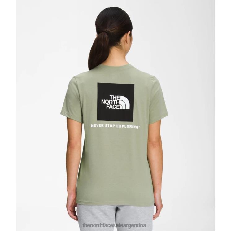 FFV043334 té verde The North Face camiseta de manga corta para mujer