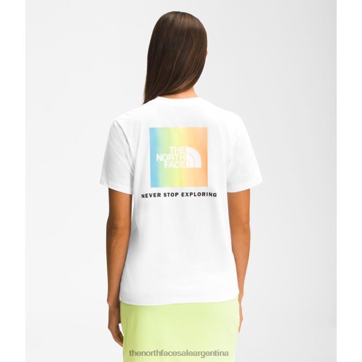 FFV043336 blanco The North Face camiseta de manga corta para mujer