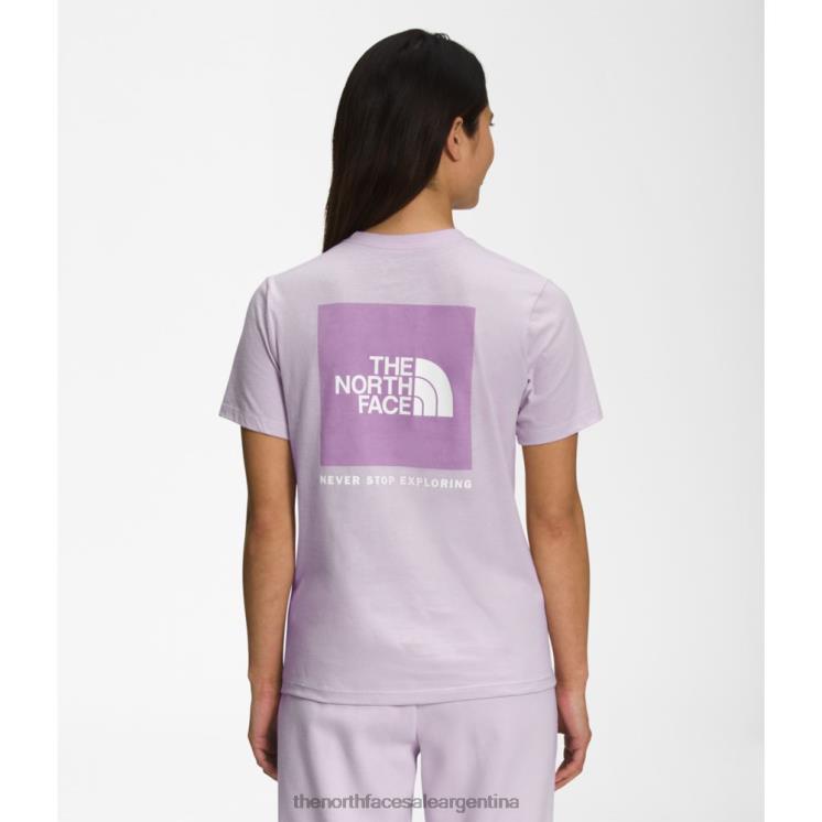 FFV043340 niebla de lavanda The North Face camiseta de manga corta para mujer