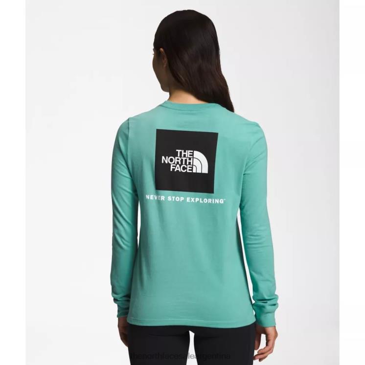FFV044587 wasabi The North Face camiseta de manga larga para mujer