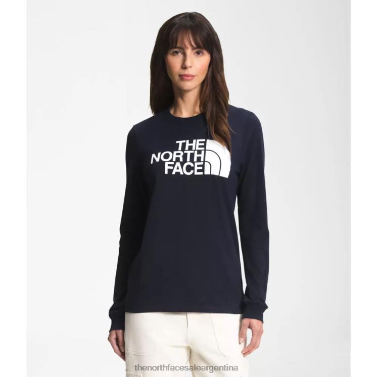 FFV044606 Armada The North Face camiseta de media cúpula de manga larga para mujer