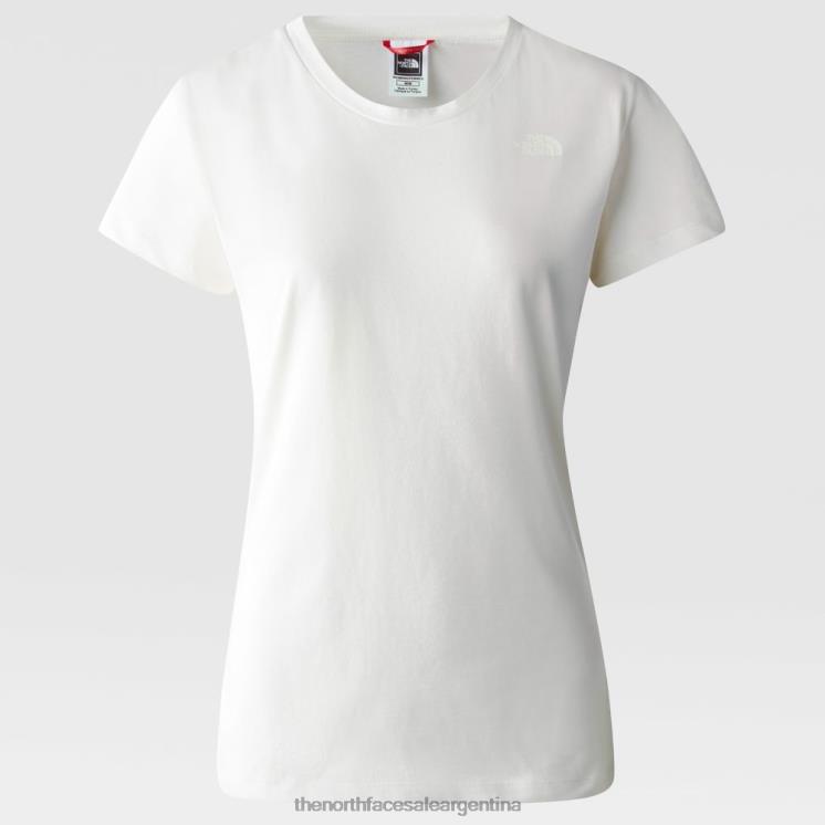 FFV0454 blanco The North Face camiseta nueva pico mujer
